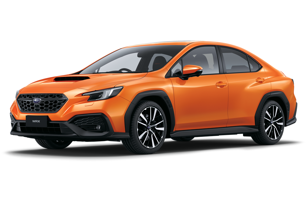 2024 WRX 2.4T tS in Solar Orange Pearl