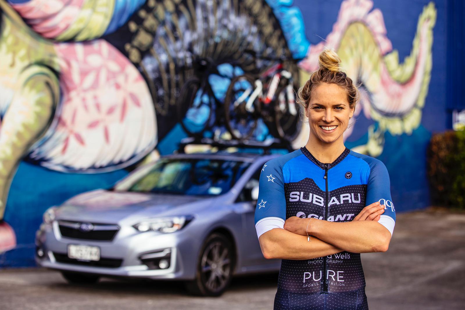 Hannah Wells is a professional triathlete and Subaru brand ambassador. PC Jemma Wells Photography