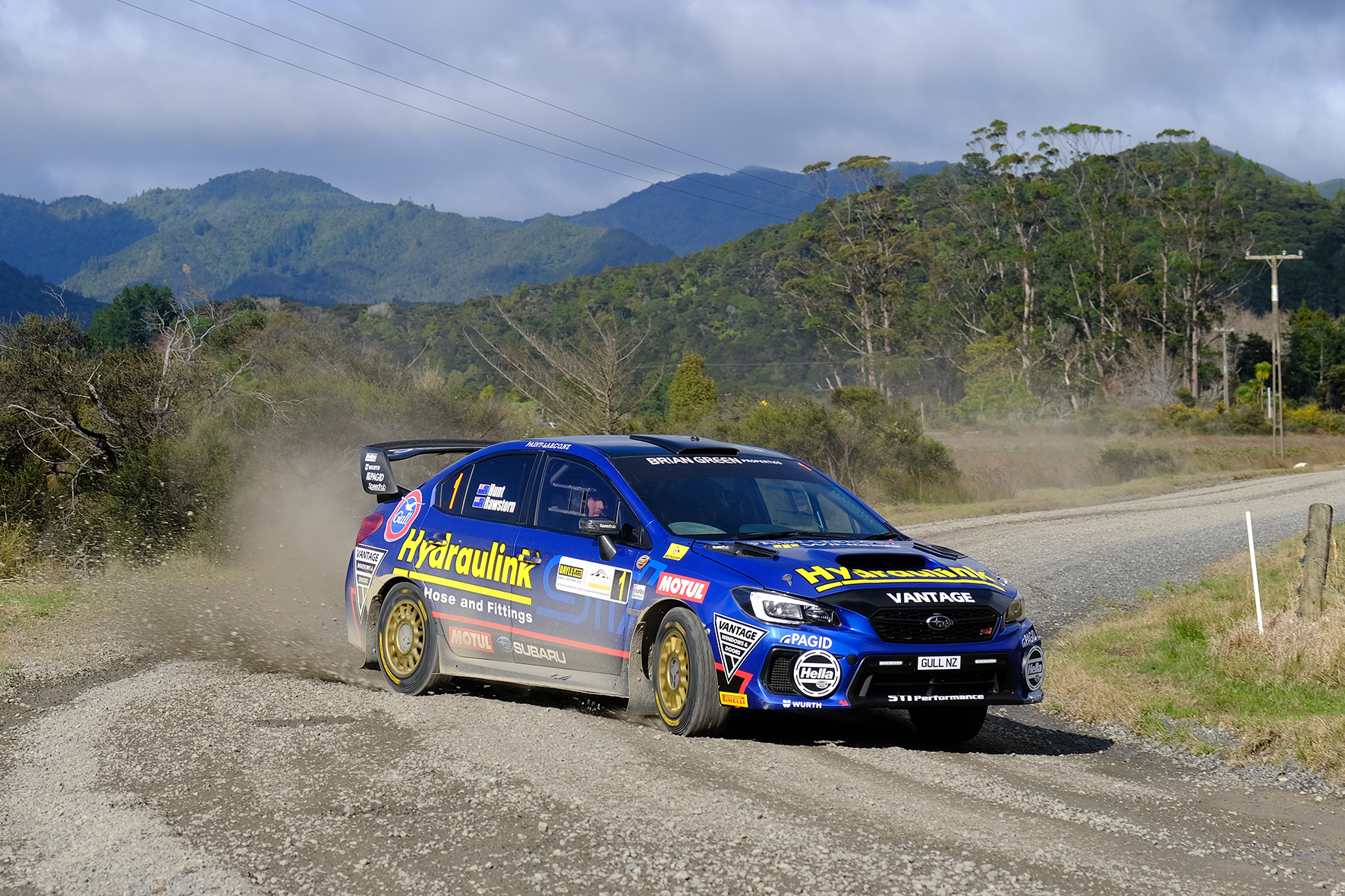 Ben Hunt won the New Zealand Rally Championship in 2019 after a stellar year. Photo credit: Geoff Ridder.