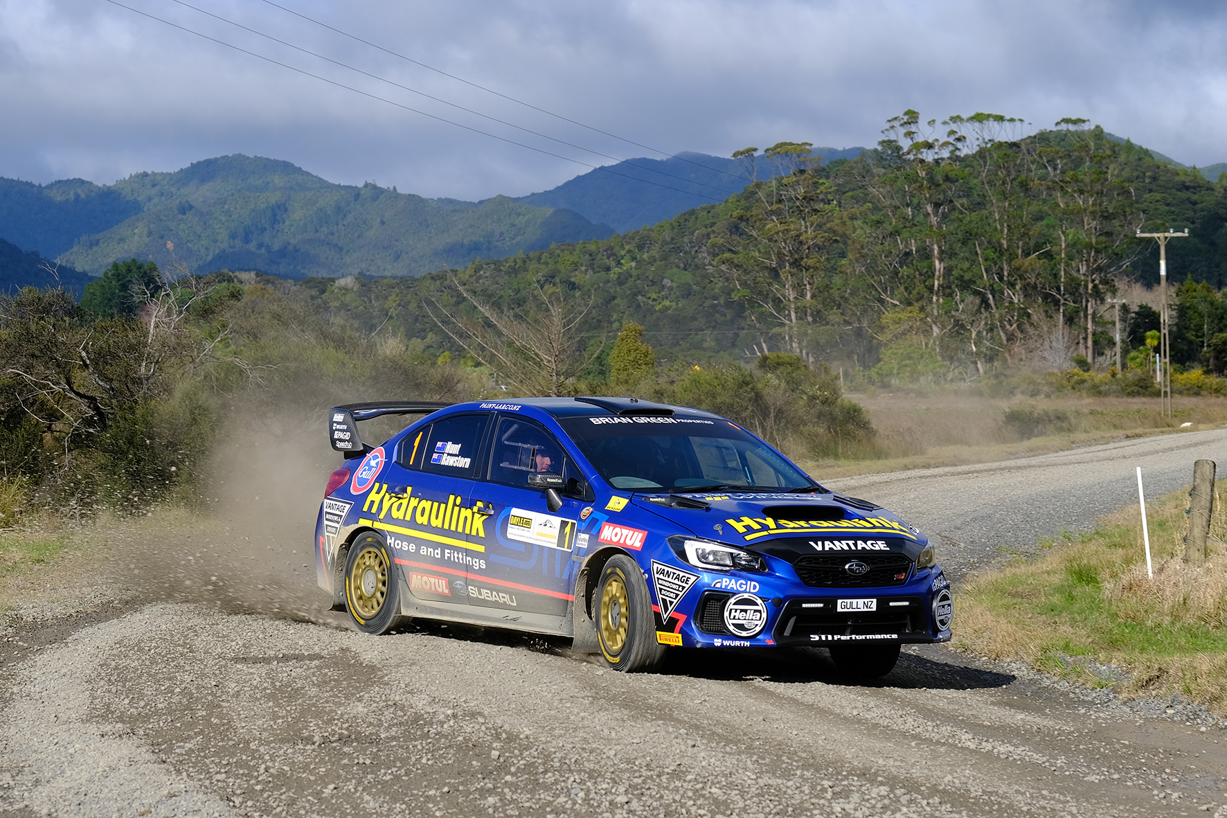 Ben Hunt won the New Zealand Rally Championship in 2019 after a stellar year. Photo credit: Geoff Ridder. Ben Hunt won the New Zealand Rally Championship in 2019 after a stellar year. Photo credit: Geoff Ridder.