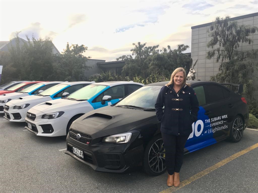 Josie Spillane is celebrating International Women Driver's Day with Subaru's WRX Experience.