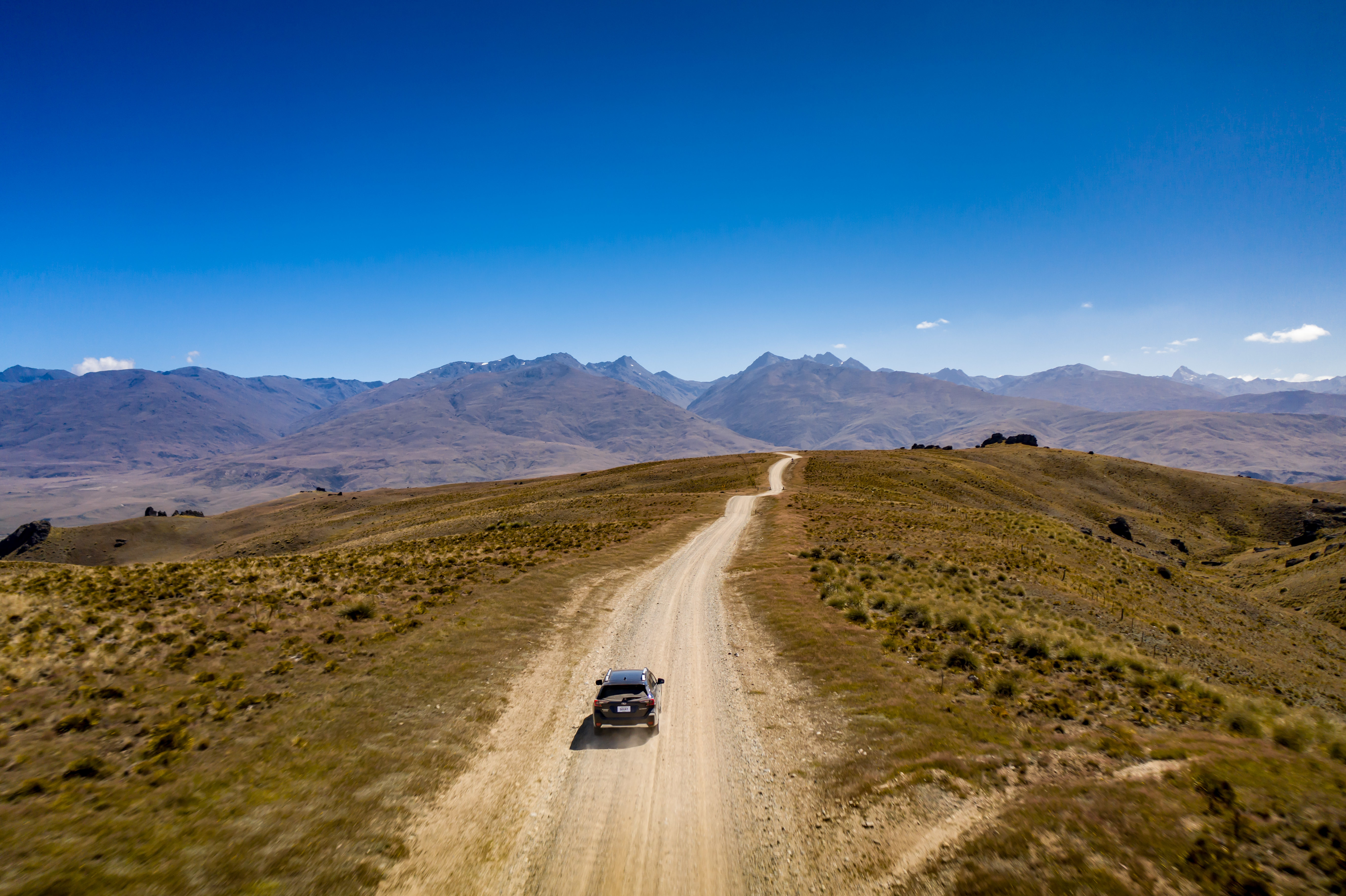 Look at the road ahead when you are driving on gravel to be aware of changes to the road. Look at the road ahead when you are driving on gravel to be aware of changes to the road.