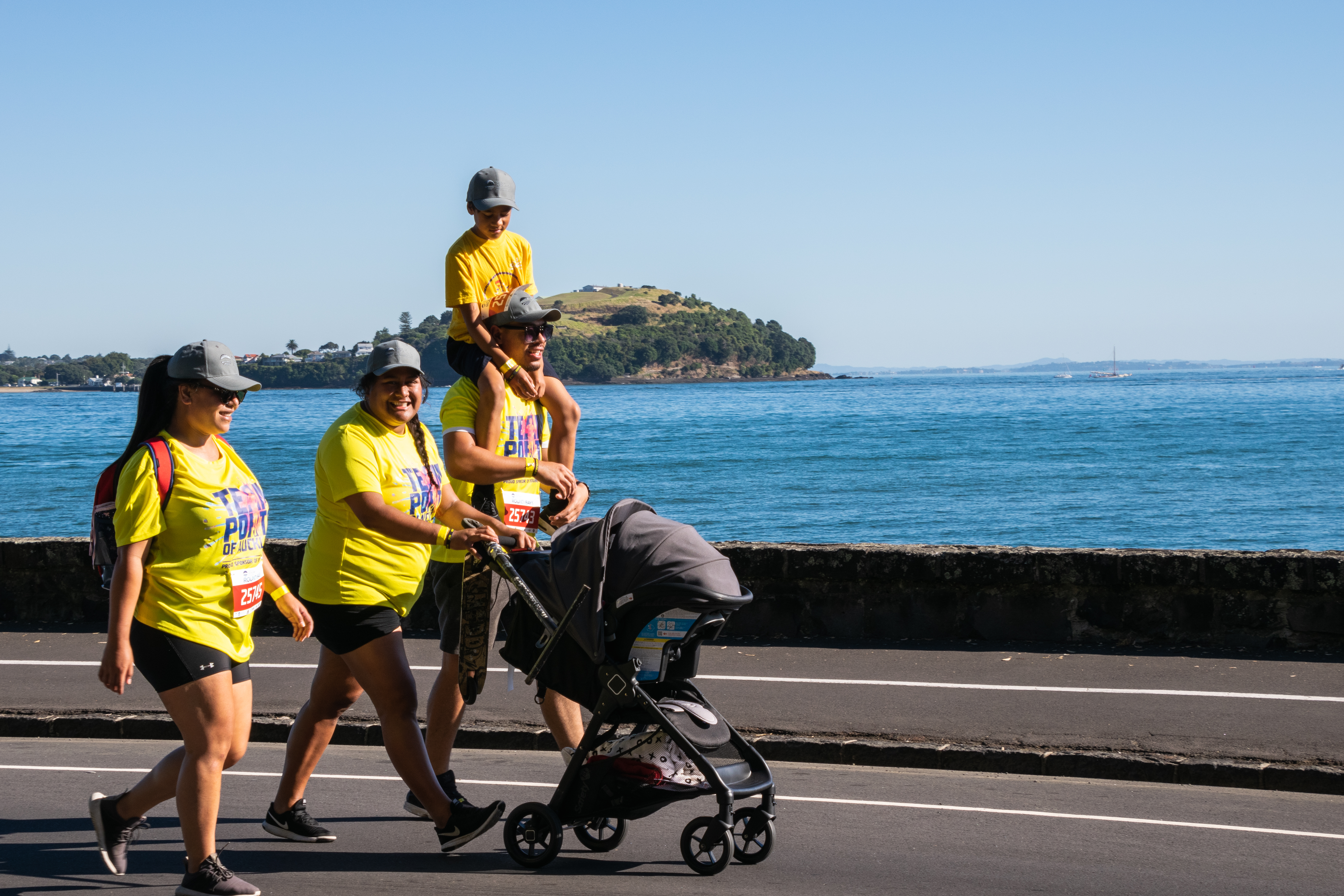 Try and get outside and stay active with your family_Round the bays.