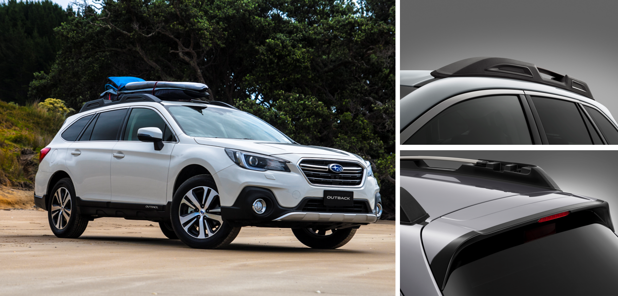 Subaru Outback has integrated roof rails and racks so it is ready for any adventure. 