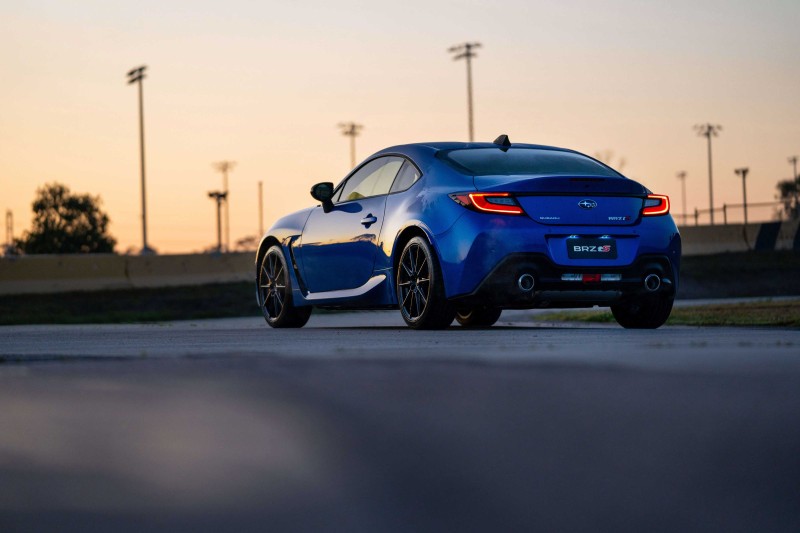 2024 Subaru BRZ tS Rear in WR Blue 