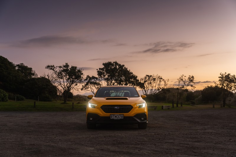 WRX Senkō front on with head lights