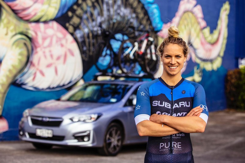 Professional triathlete Hannah Wells joined the Subaru family in 2019 and has continued her racing successes. Photo credit: Jemma Wells Photography