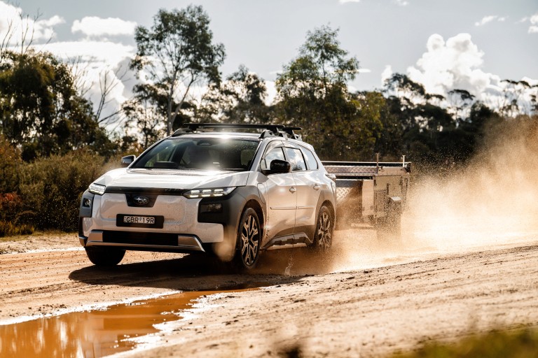 The Subaru Trailseeker is set to arrive with a Genuine Subaru New Zealand Underfloor Spare Wheel Kit and Towbar.
