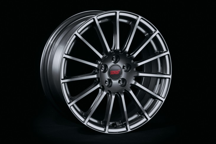 BRZ25 WHEEL SET 18 GUN METALLIC