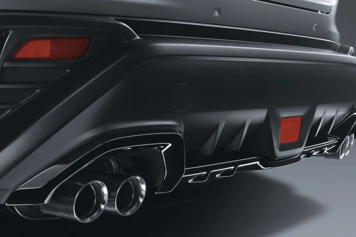 Rear Bumper Spoiler - Gloss Black