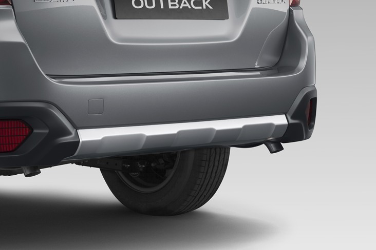 Bumper under guard rear