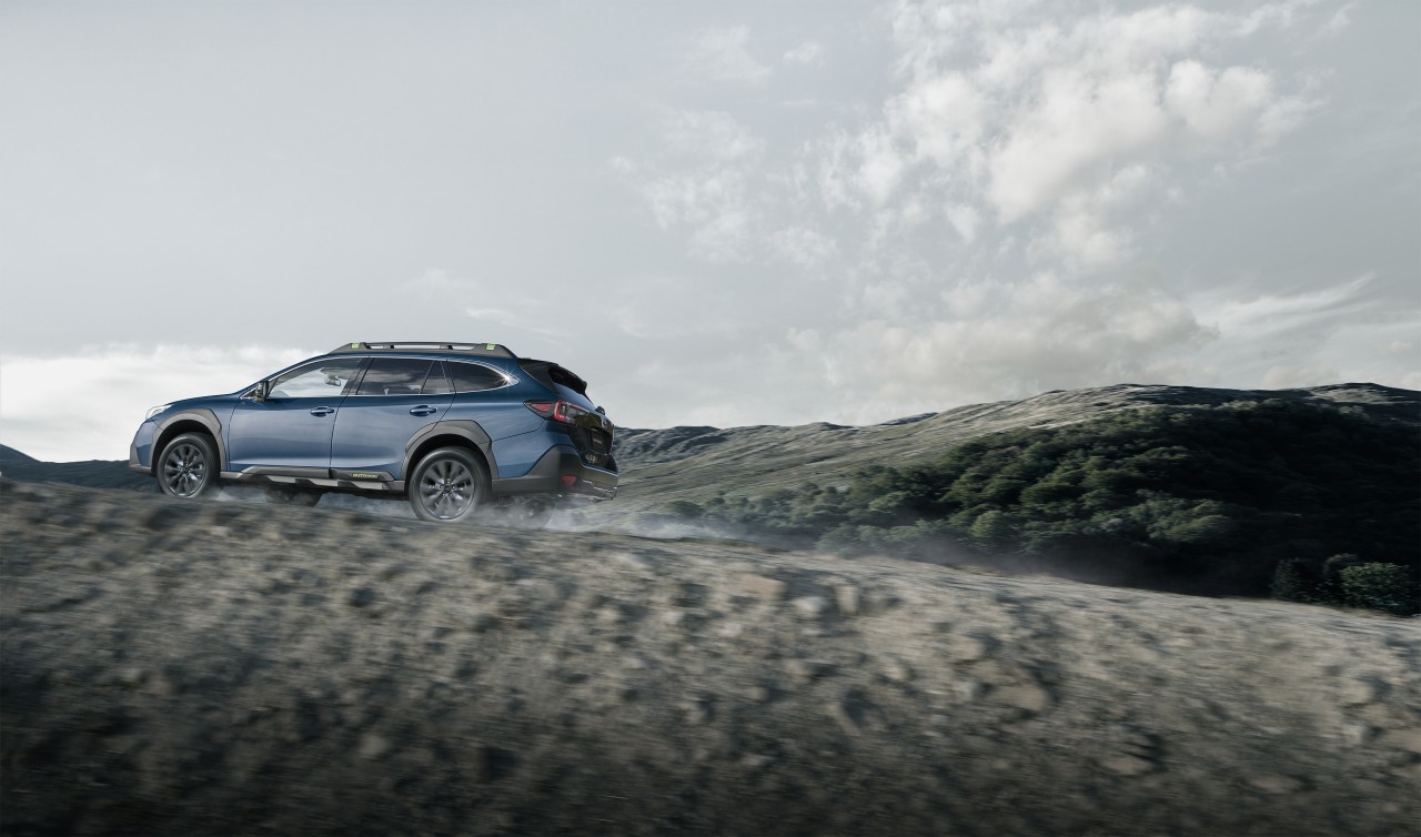 The 2023 Subaru Outback XT Special Edition in Geyser Blue
