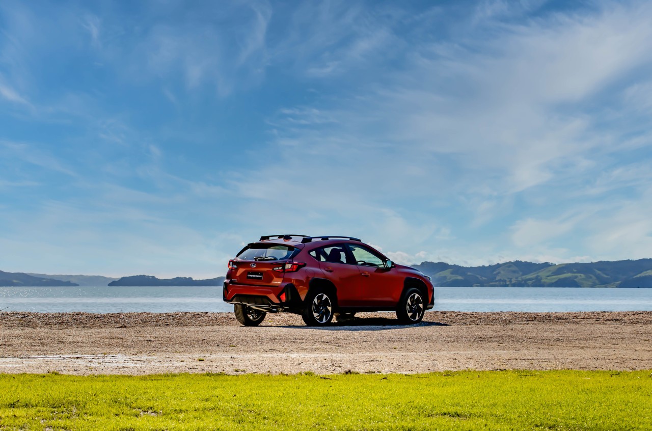 Subaru Crosstrek can take you to the best beaches in New Zealand