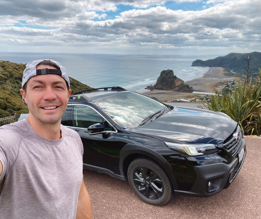 Art Green with Subaru Outback