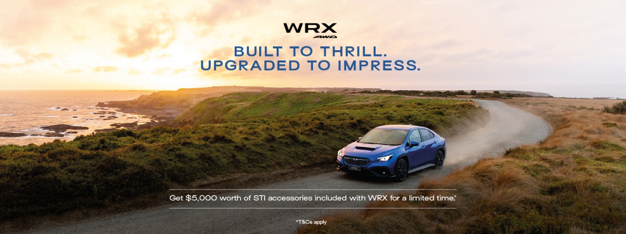 WRX STI Pack Offer Banner