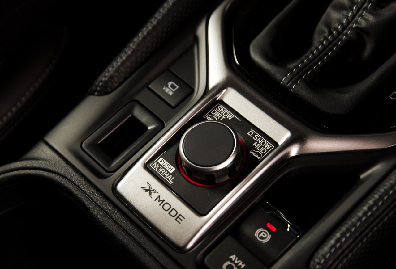 The Subaru Forester Premium has a new dual-mode selector for the X-Mode off-road setting.