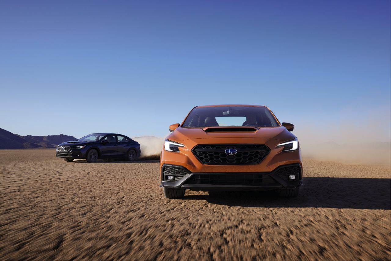 The 2022 Subaru WRX is powered by a 2.4-litre turbocharged, horizontally opposed Boxer engine. 
