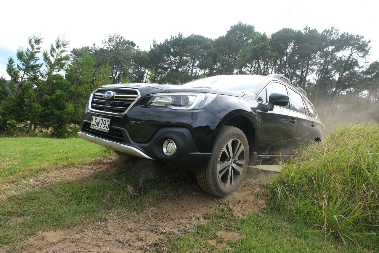 The SUV track was a popular new way to demonstrate Subaru's SUV models' off-road capabilities. PHOTO: GEOFF RIDDER.