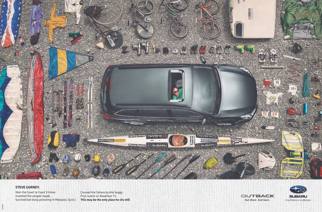 Subaru campaign by Barnes, Catmur & Friends Dentsu