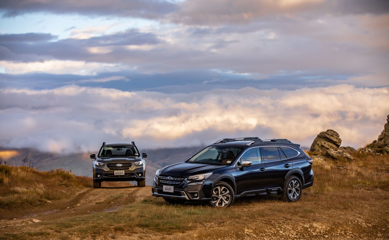 Subaru's Outbacks are right at home at the Queenstown Marathon.