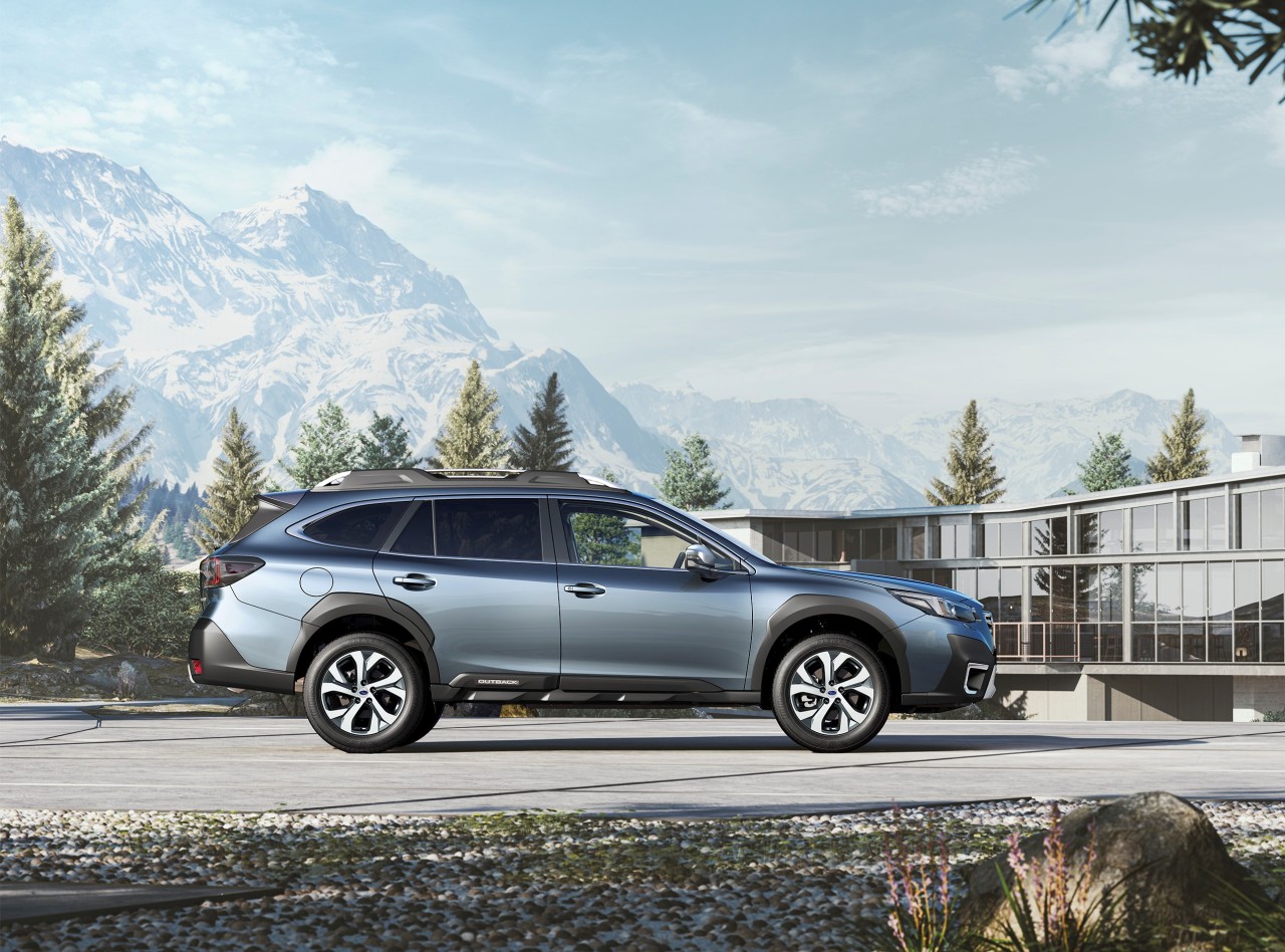 The new generation 2021 Subaru Outback Touring tops the range with premium specifications.