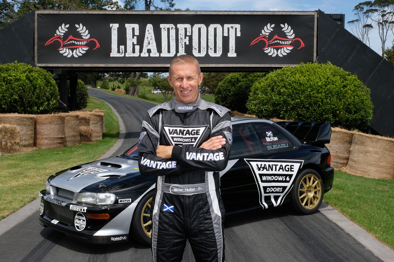 Vantage Subaru driver Alister McRae has defended his title, winning the Leadfoot Festival in 49.15secs.  PHOTO: GEOFF RIDDER 