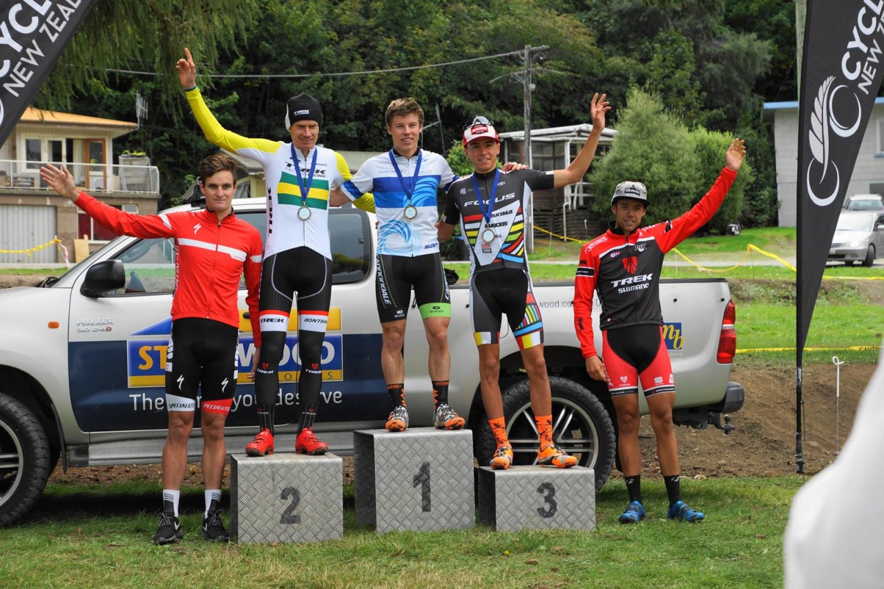 Anton Cooper Oceania Mountain Bike Championship Podium finish. Credit Annalieese Cooper