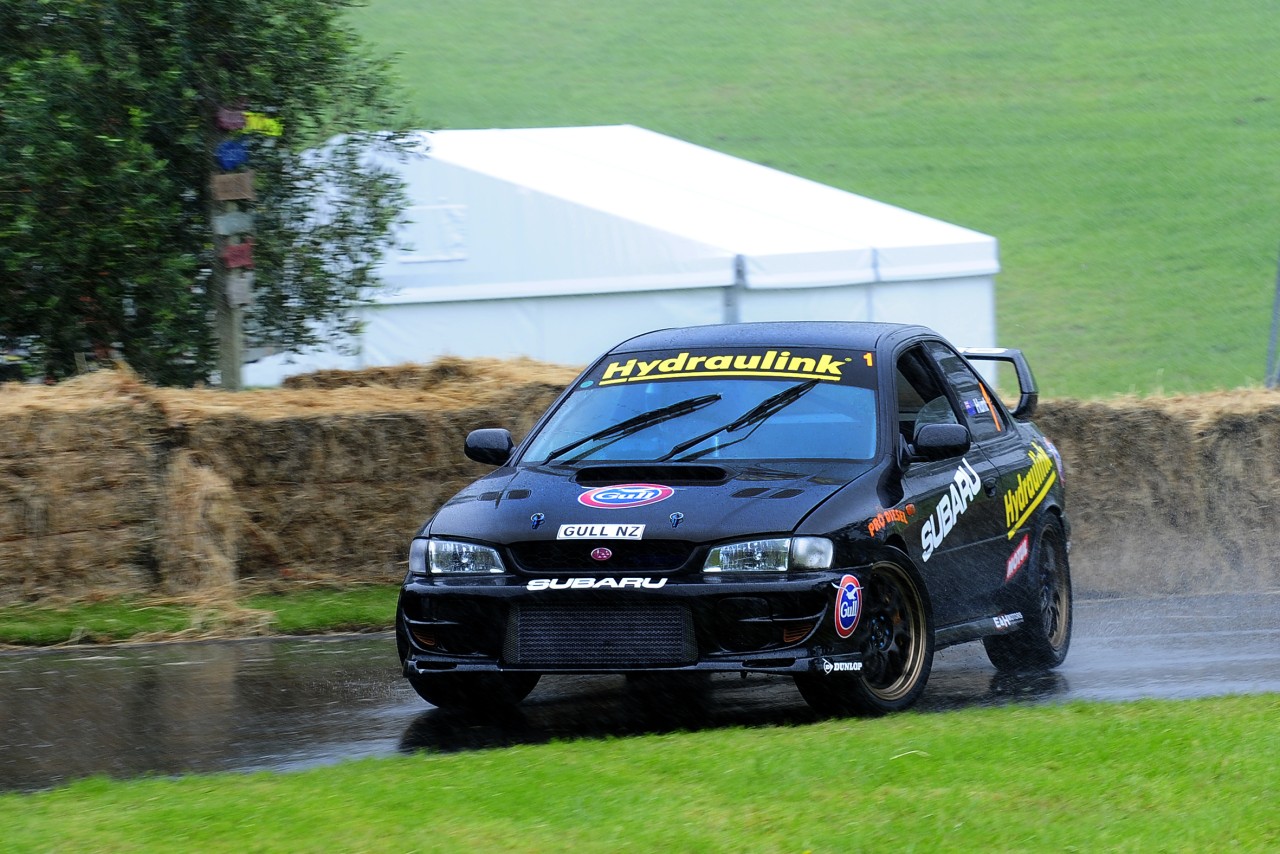 Subaru Brand Ambassador Ben Hunt will be driving his friend’s 1999 Subaru STi Coupe again at the 2017 Leadfoot Festival. PHOTO: GEOFF RIDDER