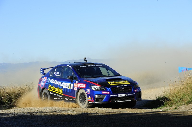 Ben Hunt's WRX STi Otago Rally 2016. Photo credit Geoff Ridder