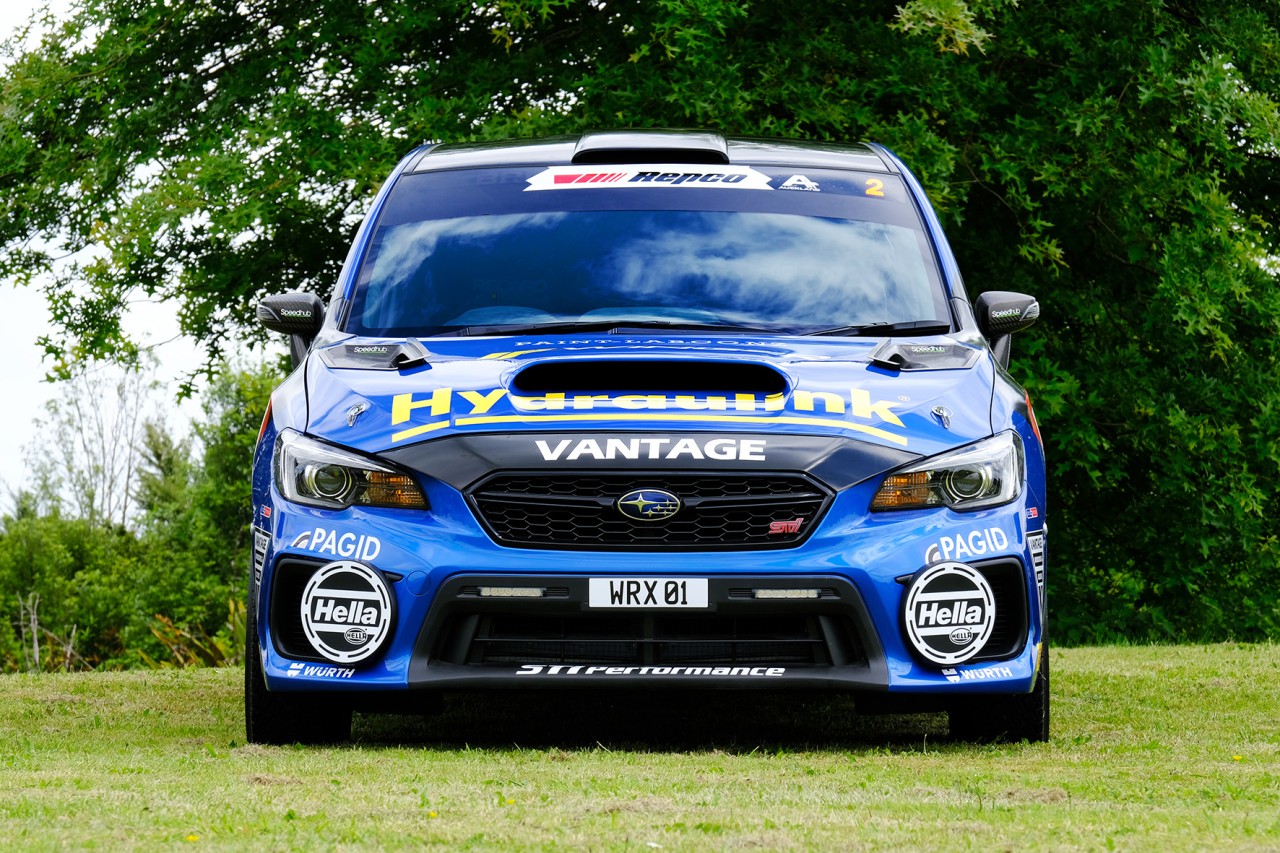 Subaru brand ambassador Ben Hunt's Subaru WRX STI. Photo: Geoff Ridder.