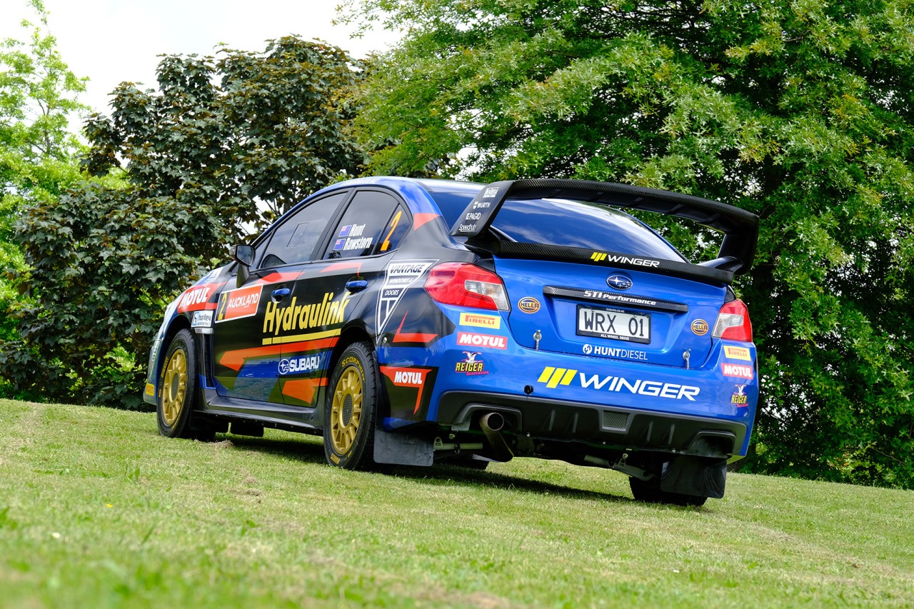 The Hunt Motorsports team has performed their usual fastidious shakedown of the Subaru WRX STI to ensure its new wiring looms and lightweight refit are all functioning at 100 per cent. Photo: Geoff Ridder.