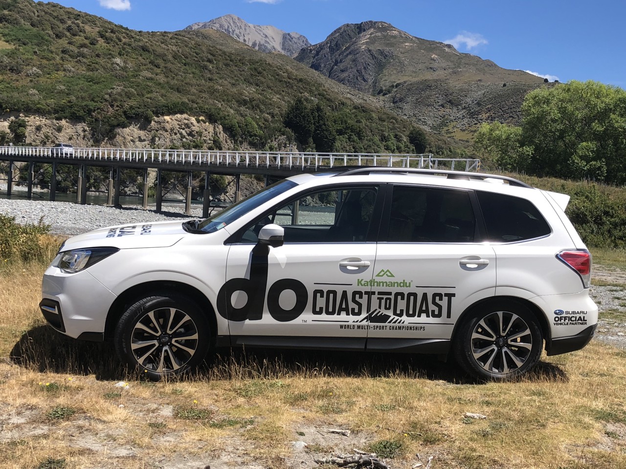 The branded Subaru SUV models will be on duty before and during the Coast to Coast. 