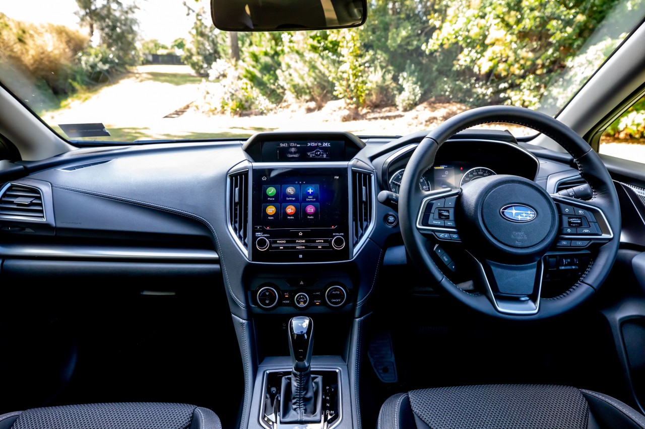 The 2020 Subaru Impreza has a roomy interior despite being Subaru's entry model.