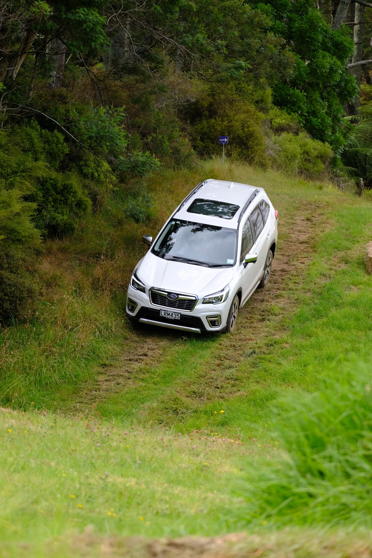 The Subaru SUV track at the Leadfoot Festival.