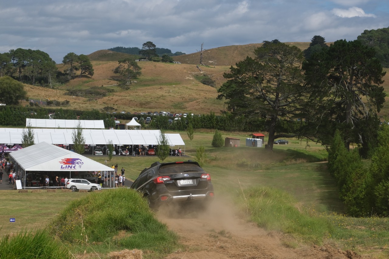 The Subaru SUV track at the Leadfoot Festival.