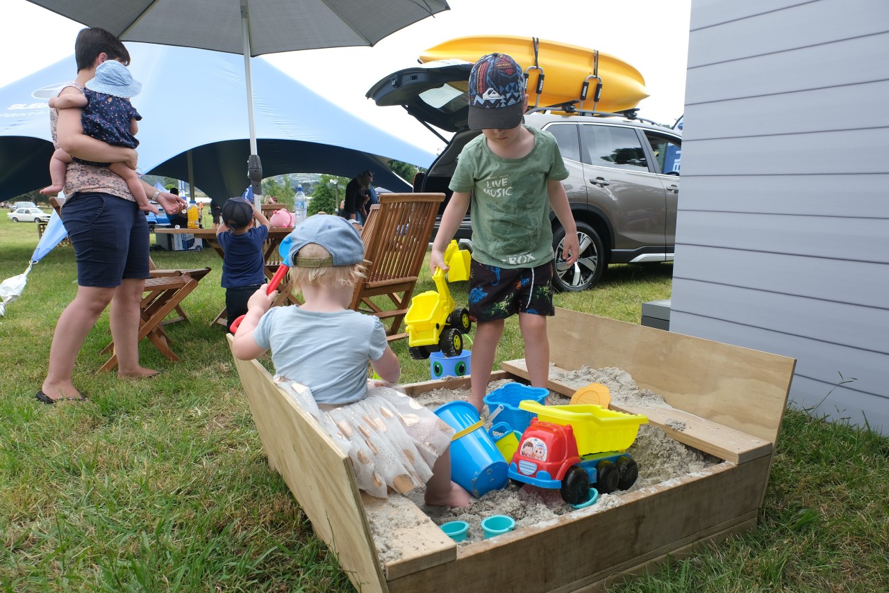 The new Subaru stand was child-friendly. PHOTO: GEOFF RIDDER.