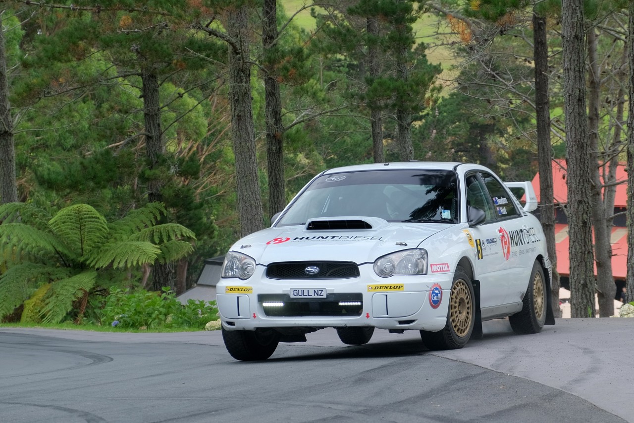 Subaru brand ambassador Ben Hunt was driving his 2004 Subaru WRX STI he built with his dad to do club rallies with at the 2019 Leadfoot Festival. PHOTO: GEOFF RIDDER.