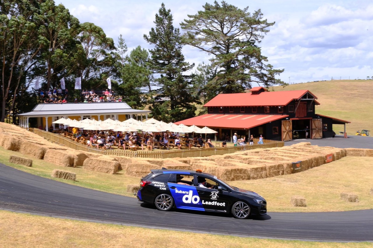 The Subaru Levorg was the official safety car at the 2020 Leadfoot Festival.