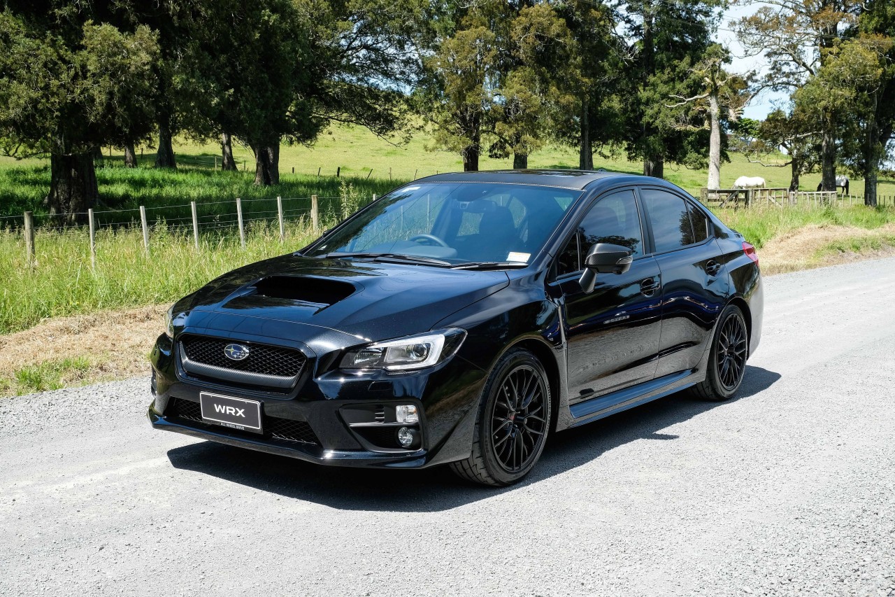 The Subaru WRX Black Edition.