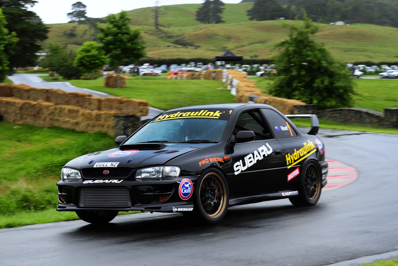 Ben Hunt competes in the 2016 Leadfoot Festival in his Subaru WRX Coupe. PHOTO: GEOFF RIDDER
