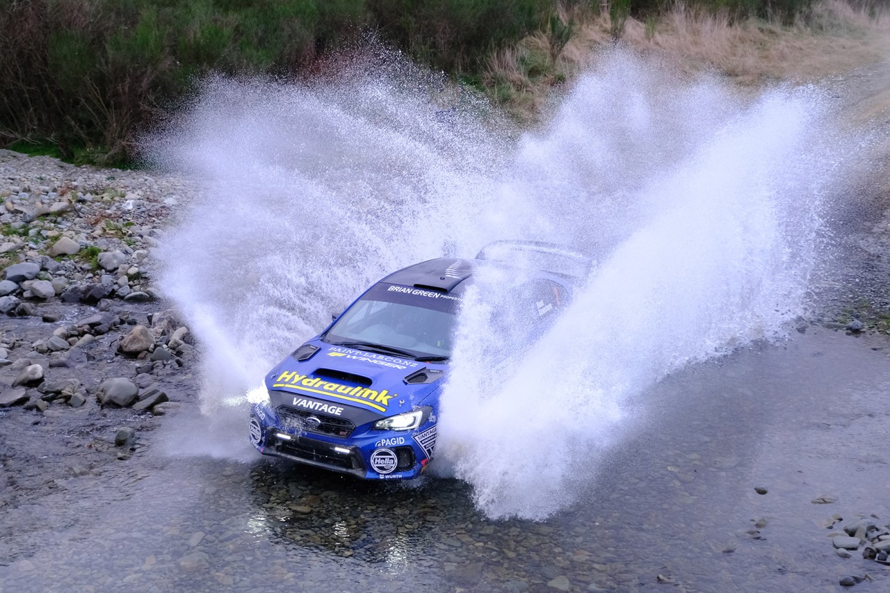 Subaru WRX STI driver Ben Hunt and co-driver Tony Rawstorn have claimed their fourth NZRC victory from four after the Stadium Finance Rally of South Canterbury today. PHOTO: GEOFF RIDDER.