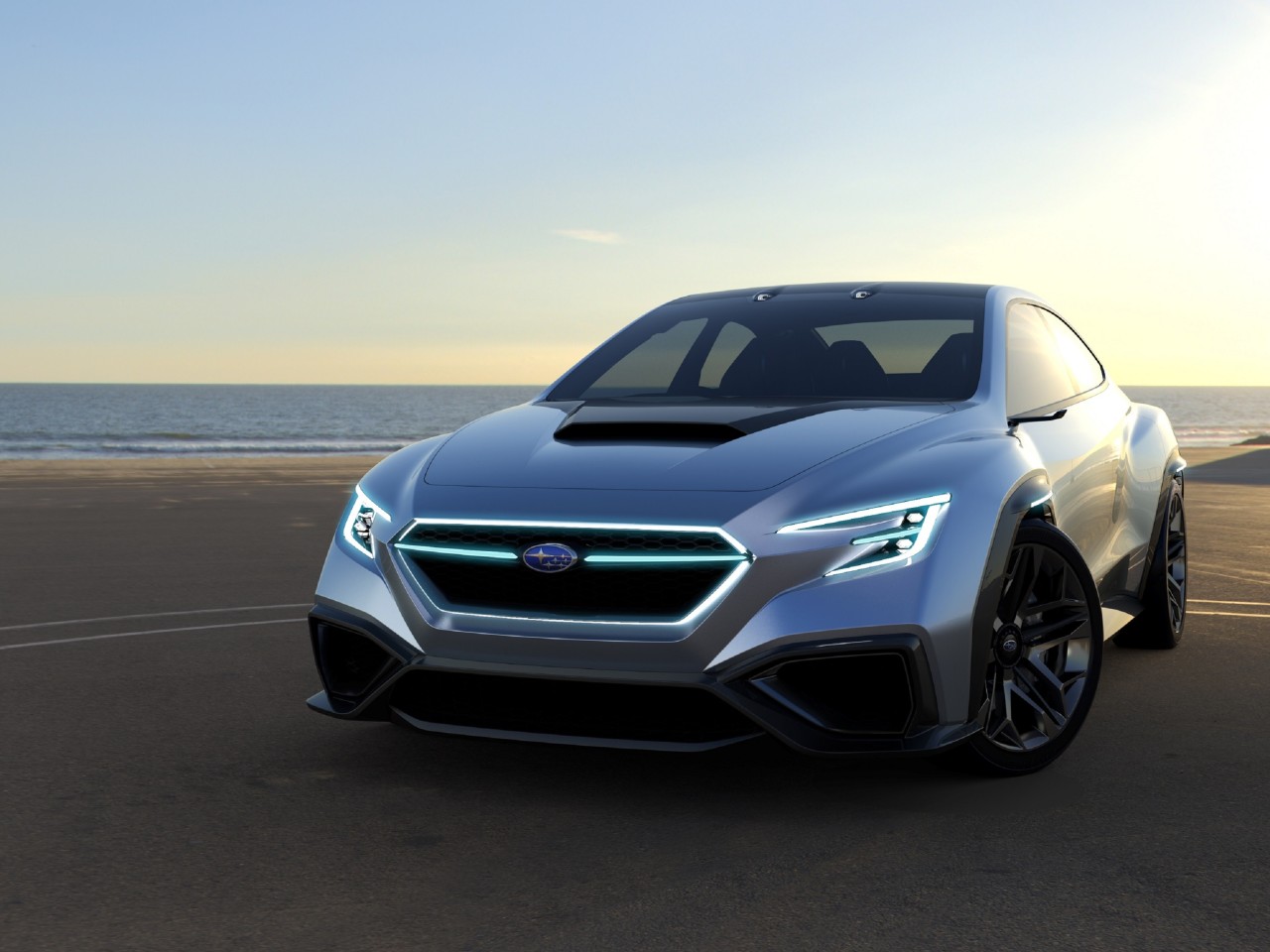 The Subaru VIZIV Performance Concept. Images are free for editorial use.