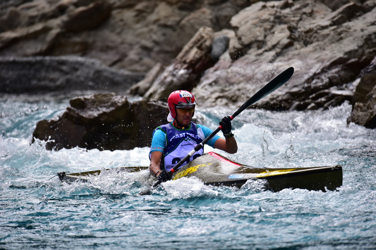 Stu Paterson makes sure he takes the right gear when he is kayaking.