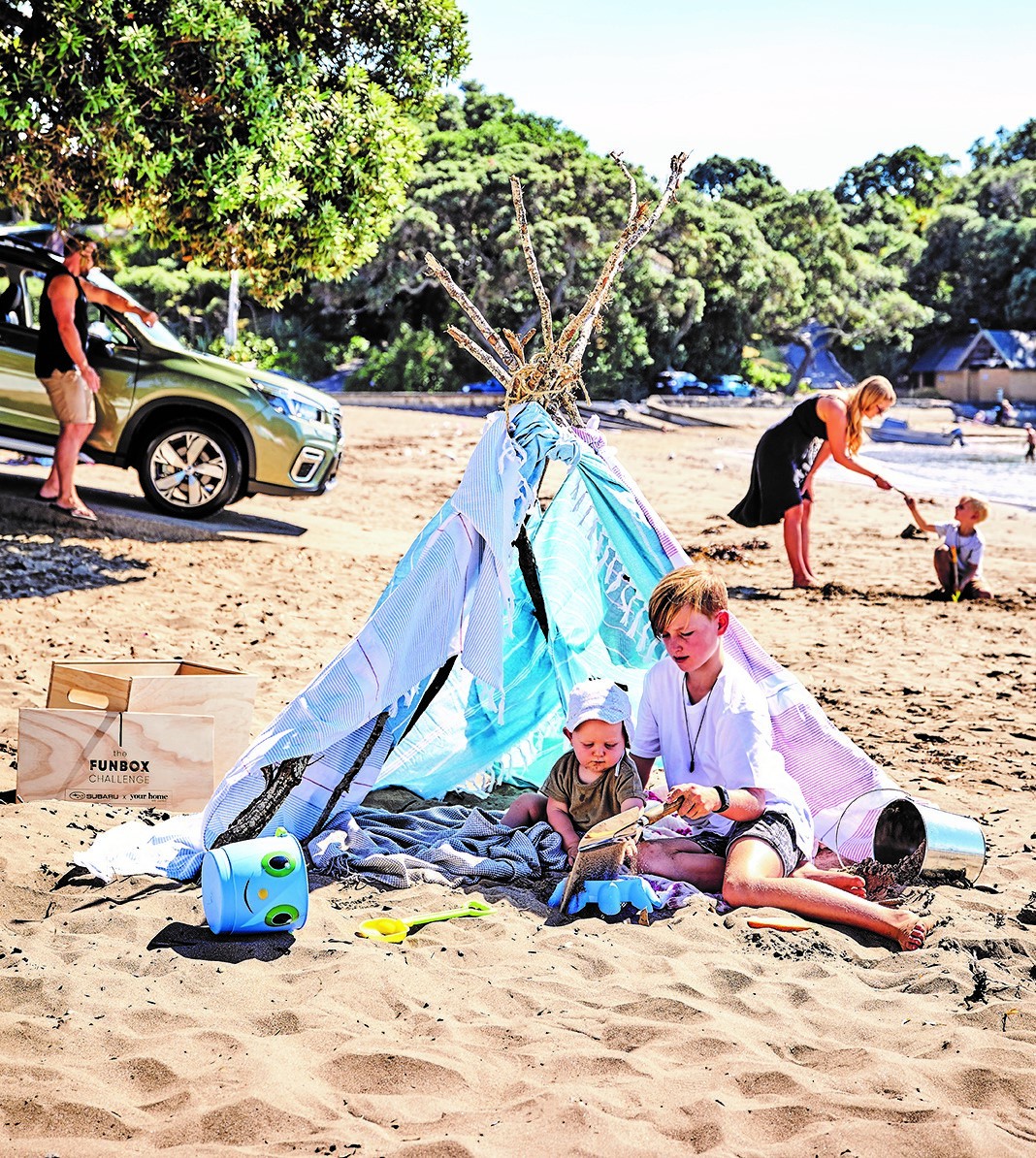 Subaru Fun Box Challenge - Beach Subaru Fun Box Challenge - Beach