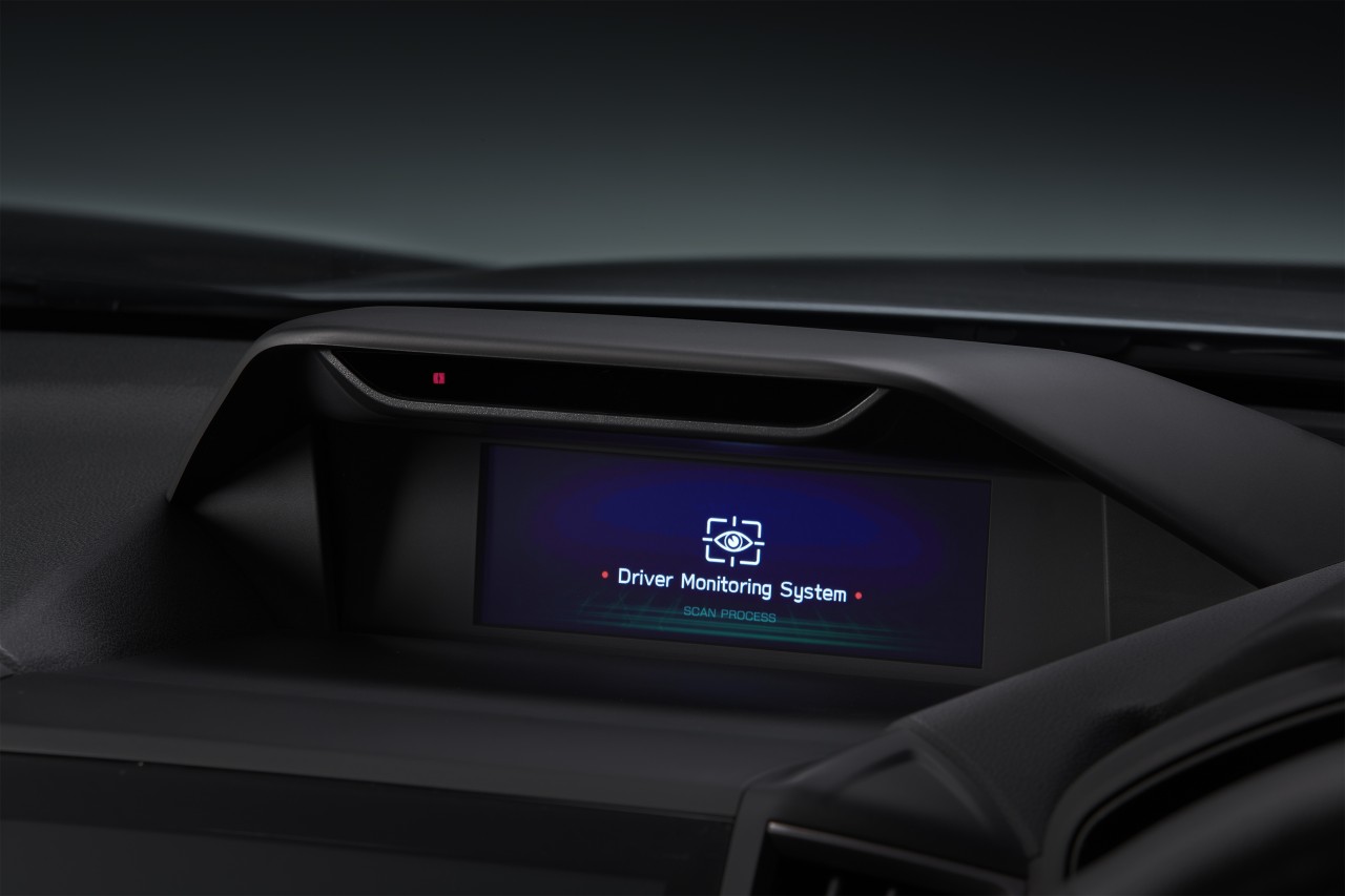 Subaru Driver Monitoring System recognises drivers and detects distractions.