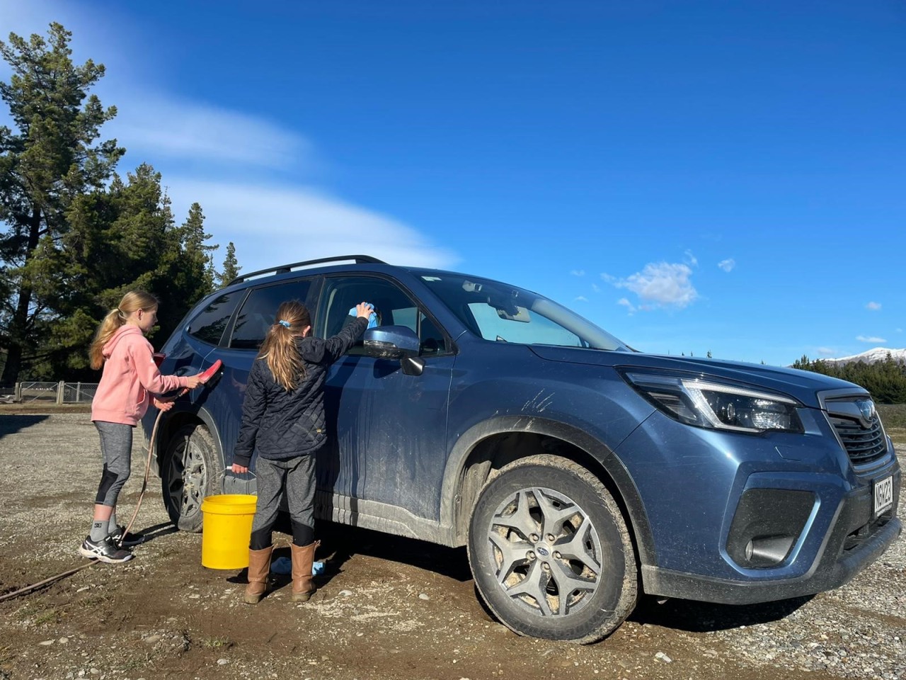 Subaru car cleaning hack: start at the top and work your way down Subaru car cleaning hack: start at the top and work your way down