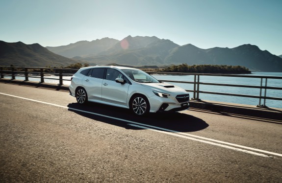 The All-Wheel Drive WRX 2.4T tS Wagon variant features a Boxer engine and shares many of the Spec B model's premium features.