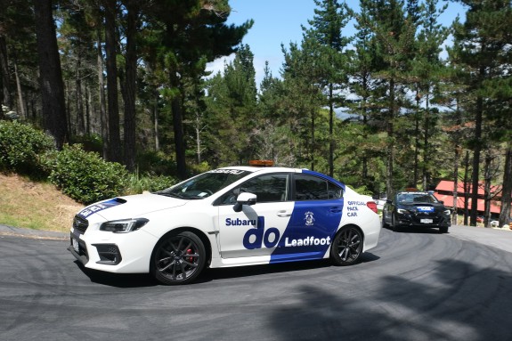 Leadfoot Subaru pace cars