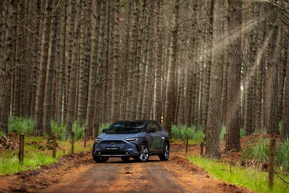 Subaru’s All-Wheel Drive technology and experience now comes to an EV in the Solterra. Subaru’s All-Wheel Drive technology and experience now comes to an EV in the Solterra.
