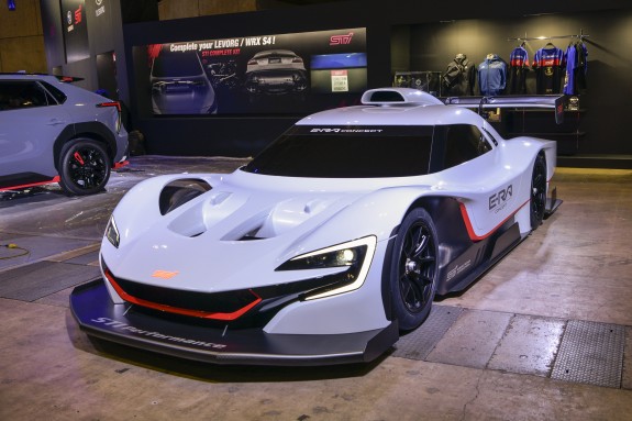 The STI E-RA CONCEPT is based around the STI E-RA electric race car being developed under STI’s near-future, motorsport-focused STI E-RA CHALLENGE PROJECT. 